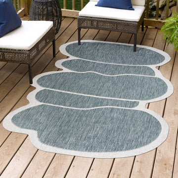 Jasper Modern Rustic Abstract Indoor/Outdoor Area Rug